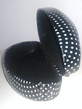 Polka Dot sunglasses case for large glasses